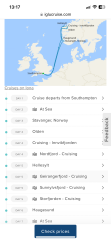 Norwegian Fjords Cruise, which of these itineraries?
