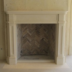 Tiling inside a fireplace?