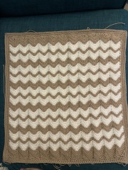 It's crochet,  knit and natter thread 11. So much yarn we need a yarn barn.