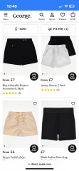 Sexualisation of girls' clothes in the High Street