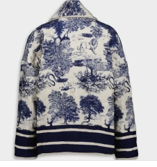 Cropped quilted jacket