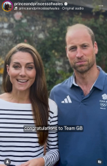 Prince and Princess of Wales congratulate Team GB