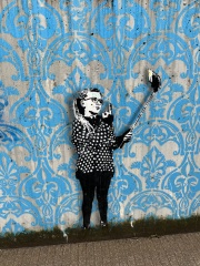 Banksy graffitting all over the place should not be celebrated