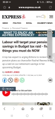 Planned tax raid on private pensions by the government