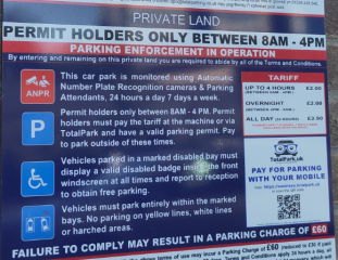 Parking Charge Notice