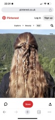 Getting braids to stay in despite washing hair.