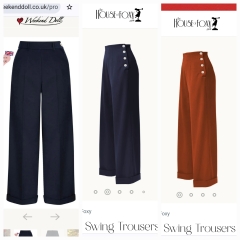 Trousers - styling the same pair for different looks