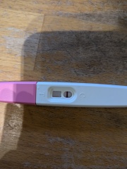 Faint positive or evaporation?