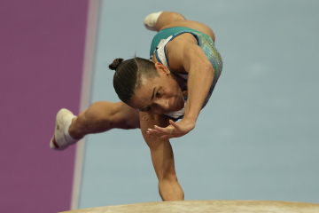 Why do female gymnasts always look like that?