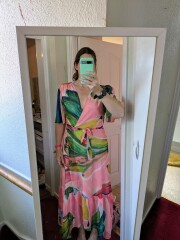 Evening wedding guest dress