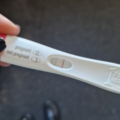 Faint lines but over a week?