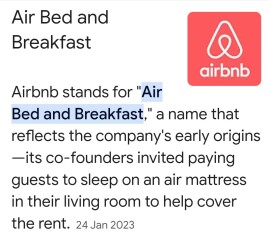 AirBnB - Bed no breakfast?!