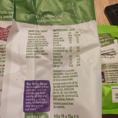 Difference in age ranges foods