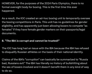 Thread 2: TWO “Female Boxers” Set To Compete At Paris 2024 Were Previously Disqualified From Women’s World Championship For Having “XY Chromosomes”