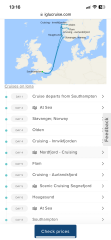 Norwegian Fjords Cruise, which of these itineraries?