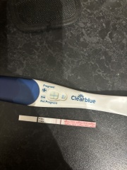 Pregnancy test lines fluctuating