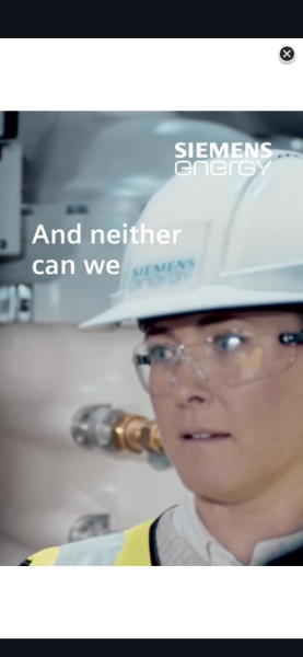 Pop-up advert that won’t go away.