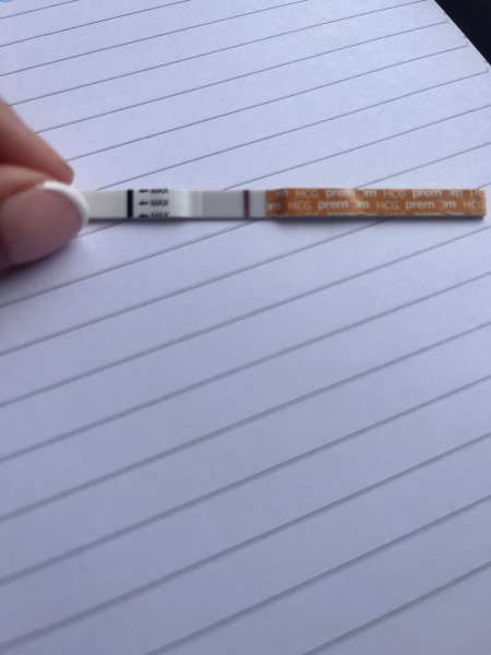 Do you see a faint line?