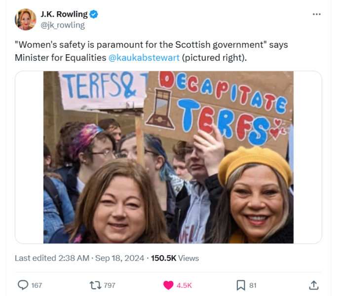 Oh Ms Rowling you are baad