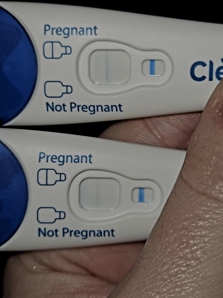 Faint positive pregnancy test