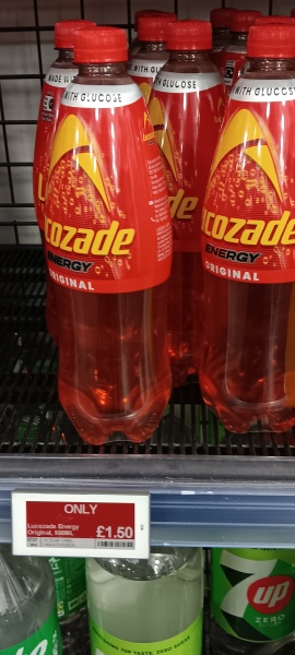 I miss 1970s, thick syrupy Lucozade
