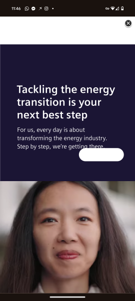 Pop-up advert that won’t go away.