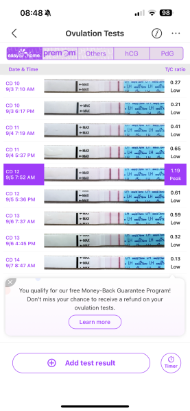One positive OKP then back to negative in one day
