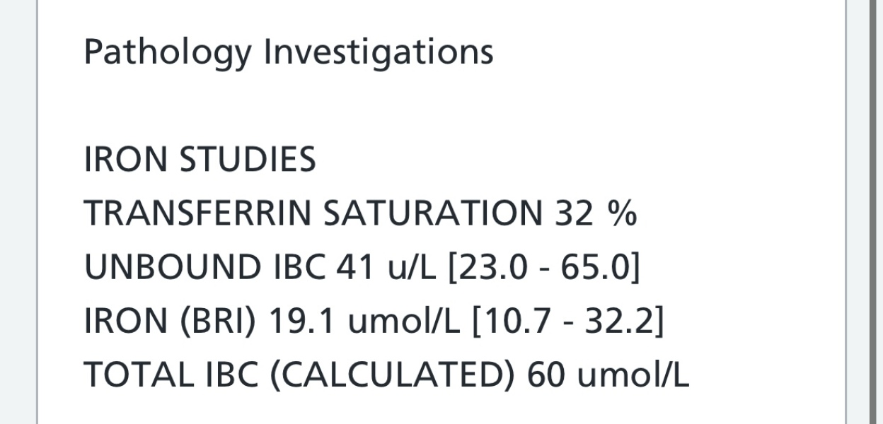 Serum Ferritin level