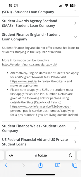 Has anyone any info on Trinity College Dublin?