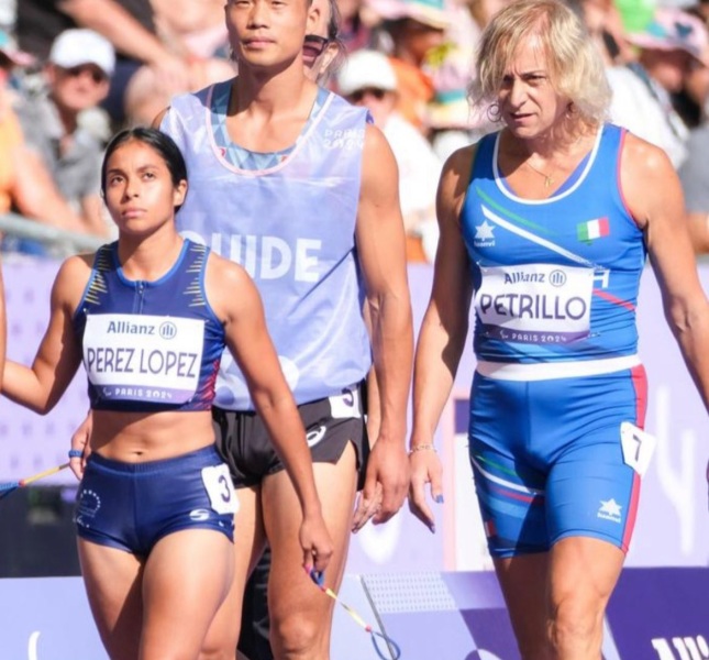 Valentina Petrillo race this morning?