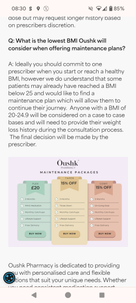 Mounjaro February to April 24 starters