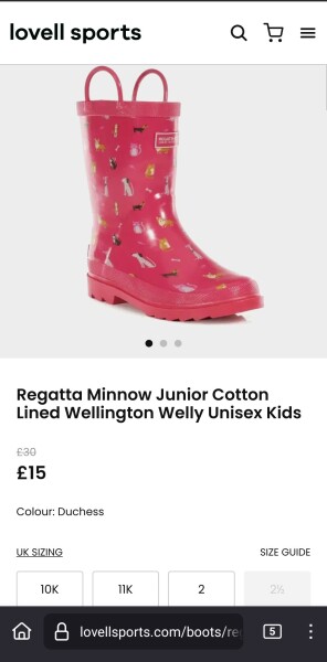 Can you help me find my son some wellies?