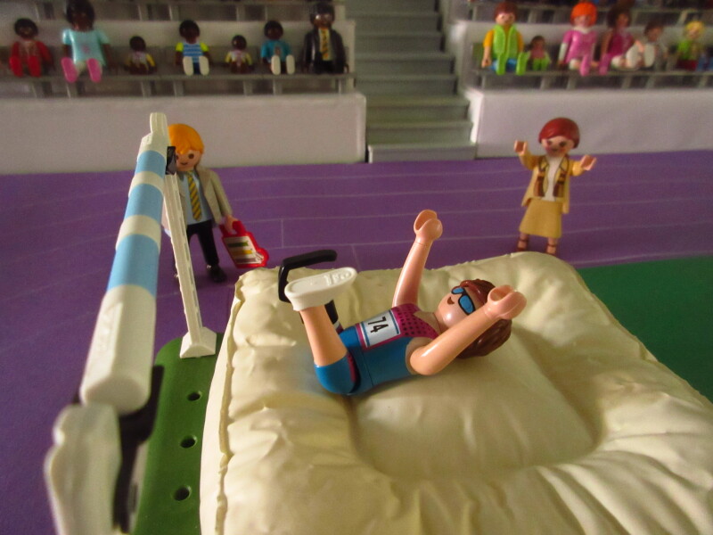 It's time for the Olympic Games for the Playmobil people in our house PART TWO