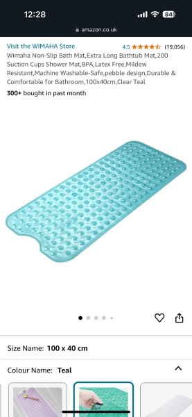 Is there such a thing as an attractive shower mat - if an invisible one.
