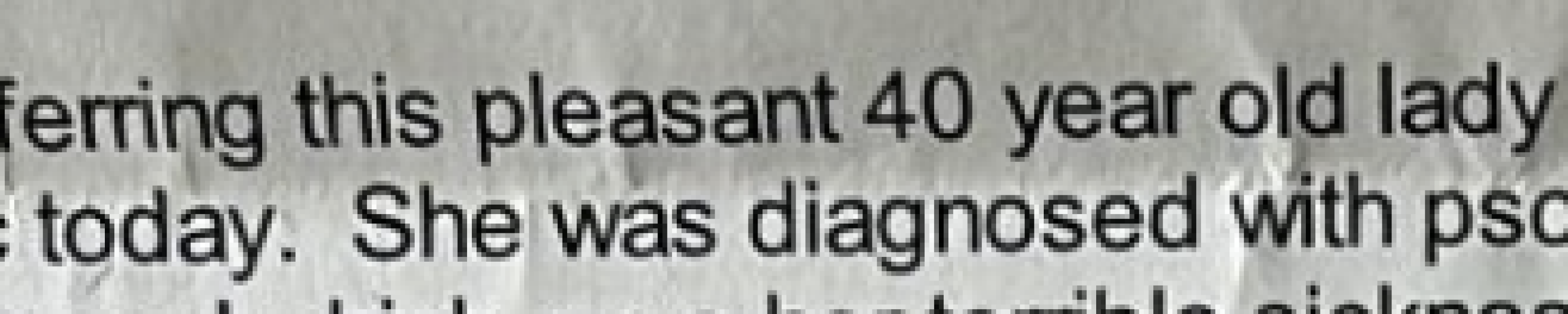 To be a put out by this GP referral