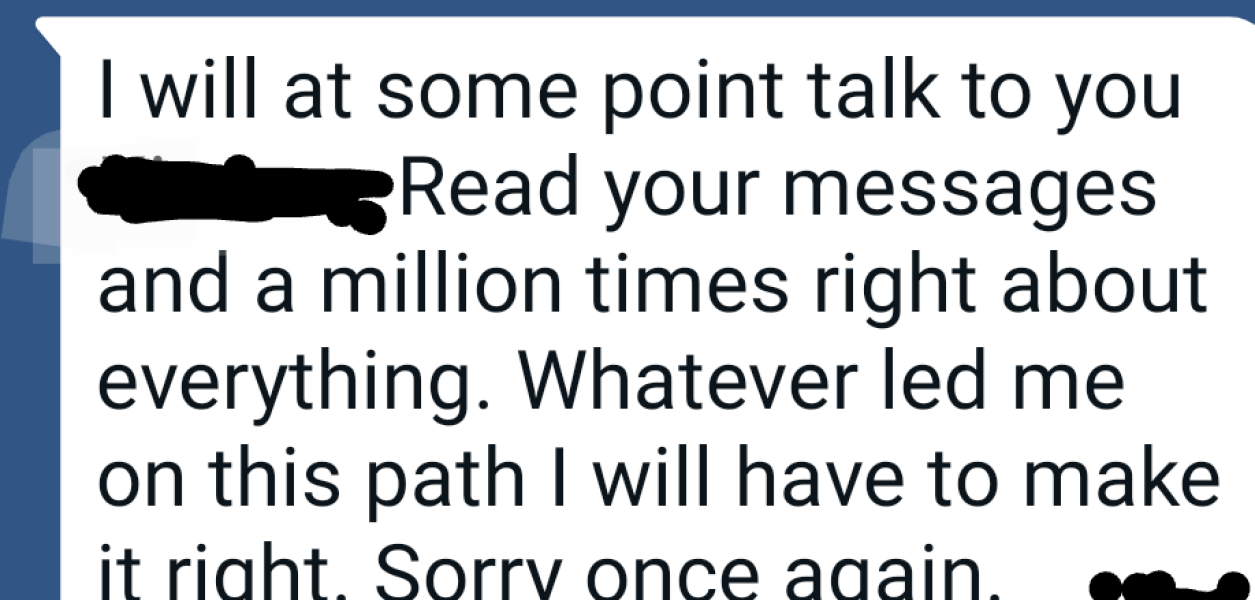 Tell his wife - why it should be a YES