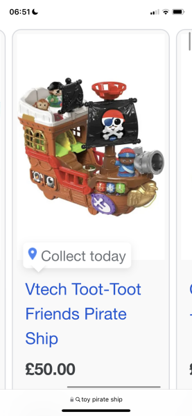 The toy they actually played with