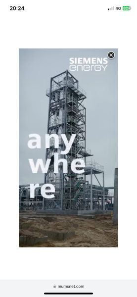 Pop-up advert that won’t go away.