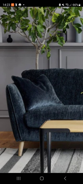 Navy & red living room thoughts