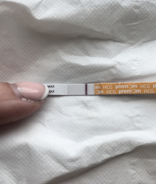 Do you see a faint line?