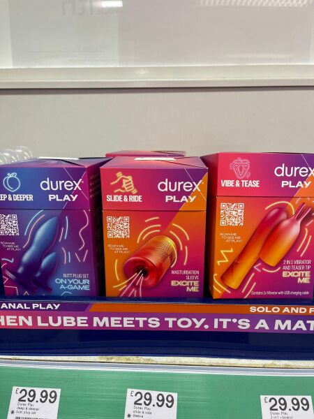 BOOTS [the shop] sex toys on the shelves now!