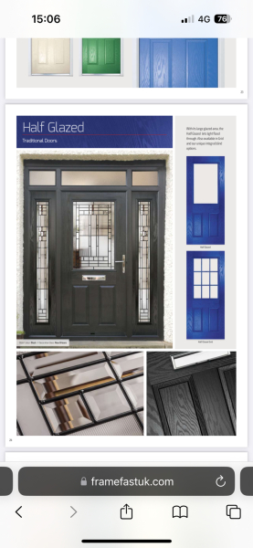 Replacement front door (and windows in the future)