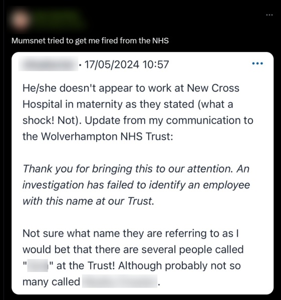 Trans activists monitoring mumsnet