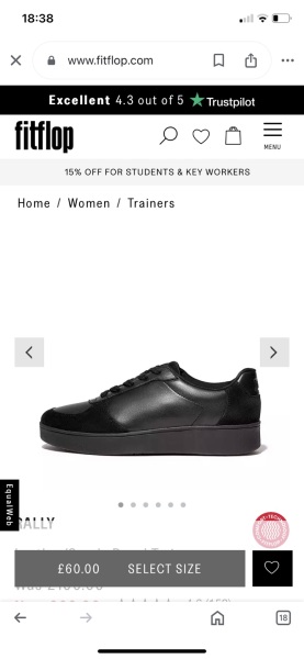 Black tights, black Fitflop Rally trainers with dresses?!?