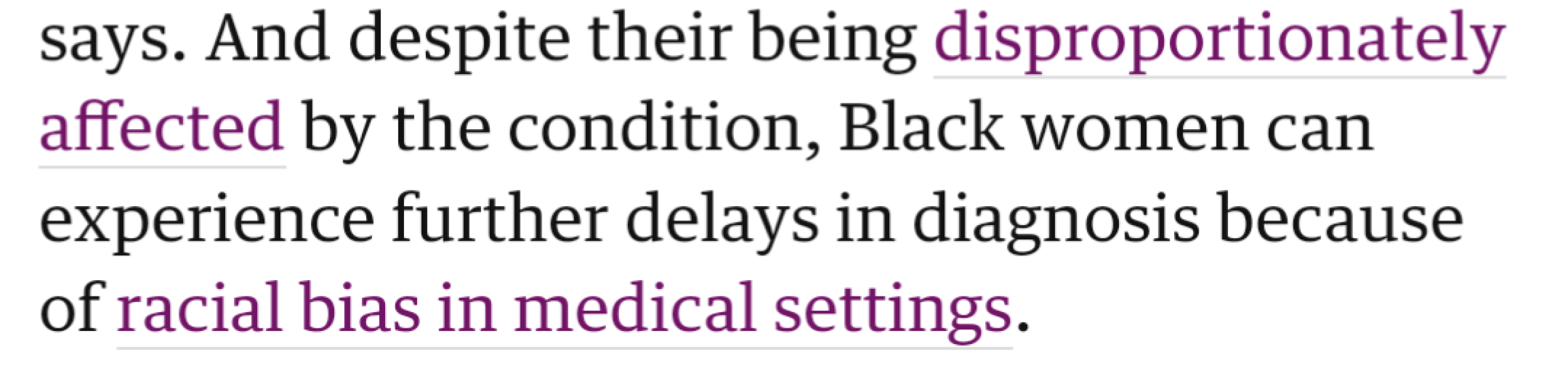 People who have the condition are born with ovaries?!