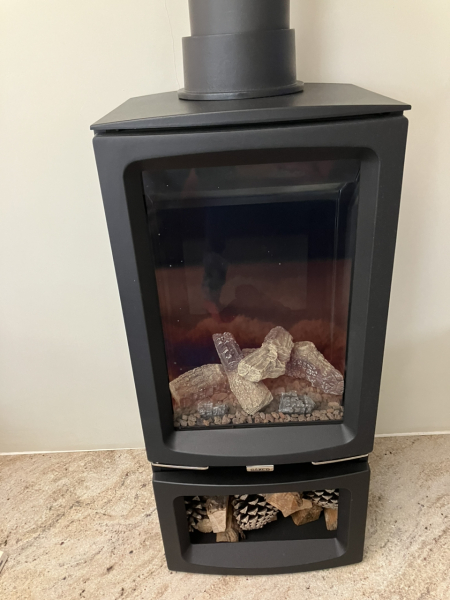 Alternative to log burner