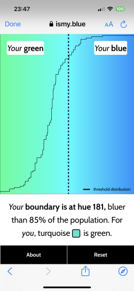 Do people just not know what Turquoise is?