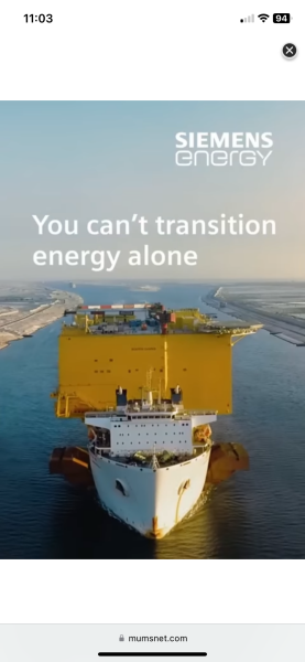 Pop-up advert that won’t go away.