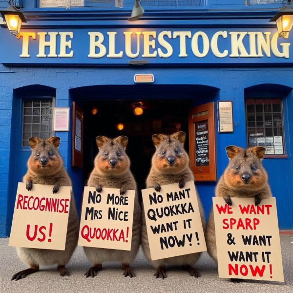 Les Bas Bleus, The Bluestocking...