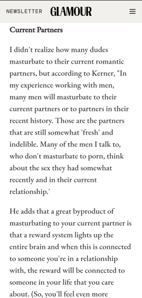 Husband said he was too tired for sex this evening. But caught him masturbating.